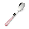 Ice Cream Spoon / Dessert Spoon, Pink with Mother of Pearl