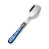 Ice Cream Spoon, with Blue handle (mother-of-pearl sheen)