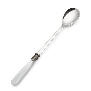 Cucharilla Larga / Cucharilla para Sorbete, Blanco (nácar), 21,5 cm