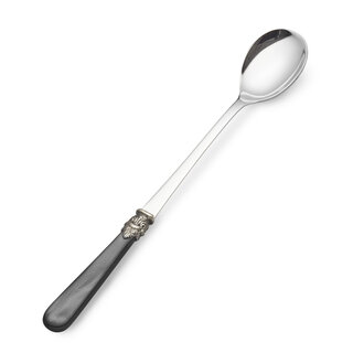 Cuillère Long Drink / Cuillère à Sorbet, Noir (nacré), 21,5 cm