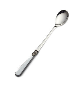 Long drink spoon, grey (mother-of-pearl)