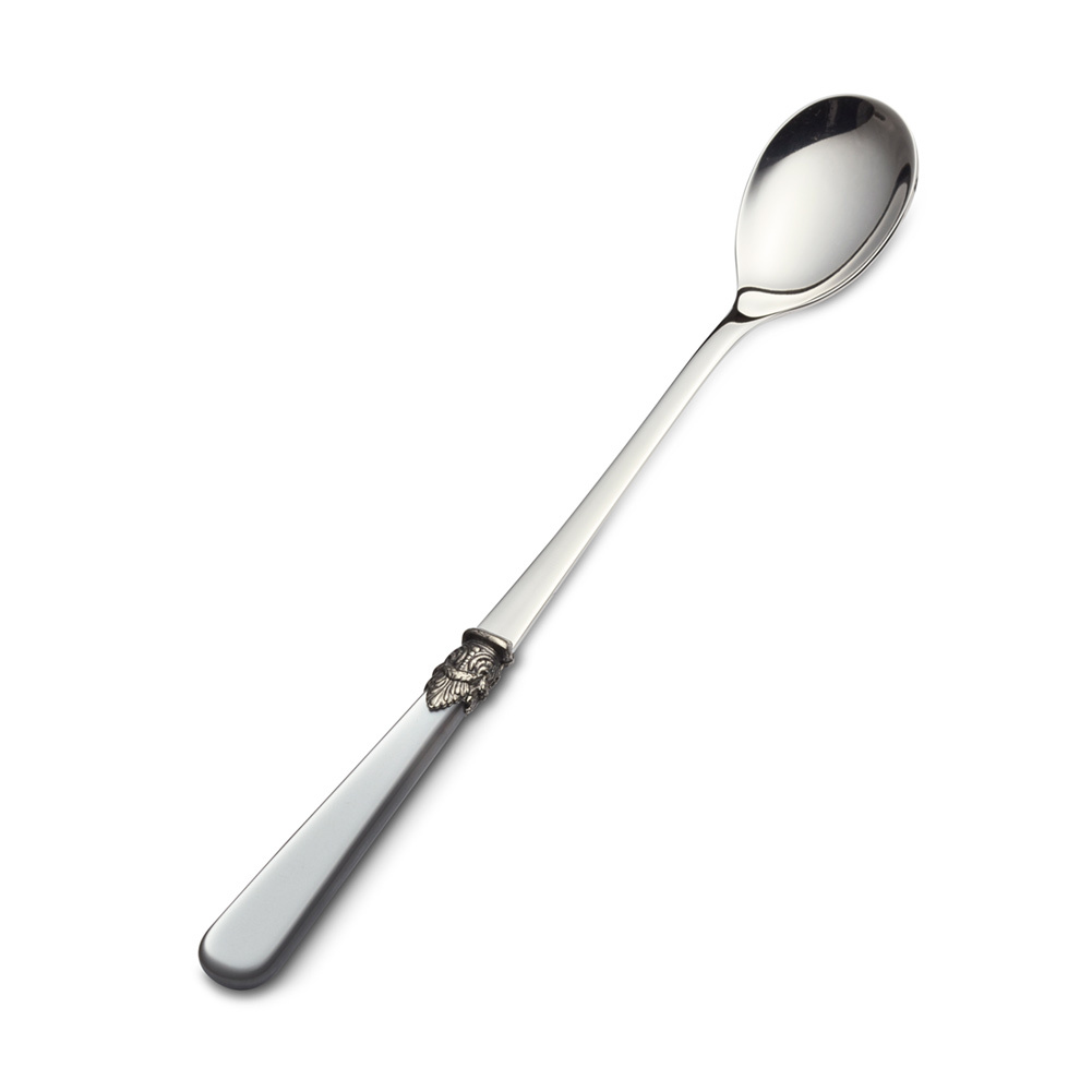 Cuillère Long Drink / Cuillère à Sorbet, Gris (nacré), 21,5 cm
