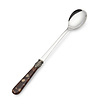 Cuillère Long Drink / Cuillère à Sorbet, Marron (motif tortue), 21,5 cm
