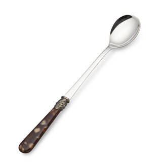 Cuillère Long Drink / Cuillère à Sorbet, Marron (motif tortue), 21,5 cm