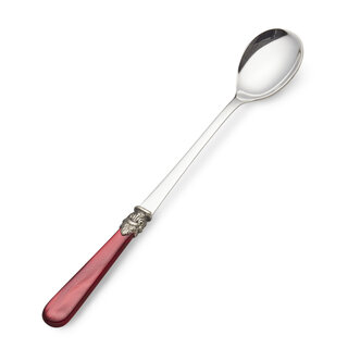Cuillère Long Drink / Cuillère à Sorbet, Rouge (nacré), 21,5 cm