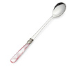 Cucharilla Larga / Cucharilla para Sorbete, Rosa (nácar), 21,5 cm