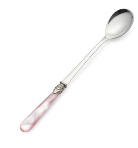 Cucharilla Larga / Cucharilla para Sorbete, Rosa (nácar), 21,5 cm