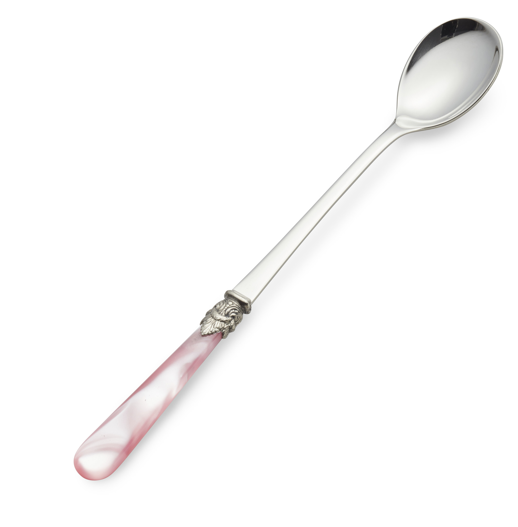 Cucharilla Larga / Cucharilla para Sorbete, Rosa (nácar), 21,5 cm