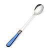 Cuillère Long Drink / Cuillère à Sorbet, Bleu avec Nacré (21,5 cm)