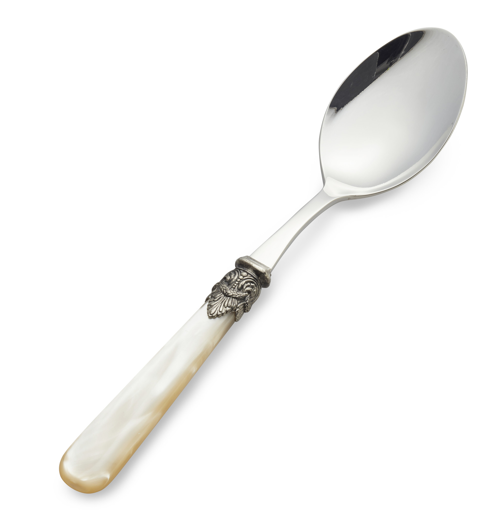 Serving spoon, Ivory (mother-of-pearl)