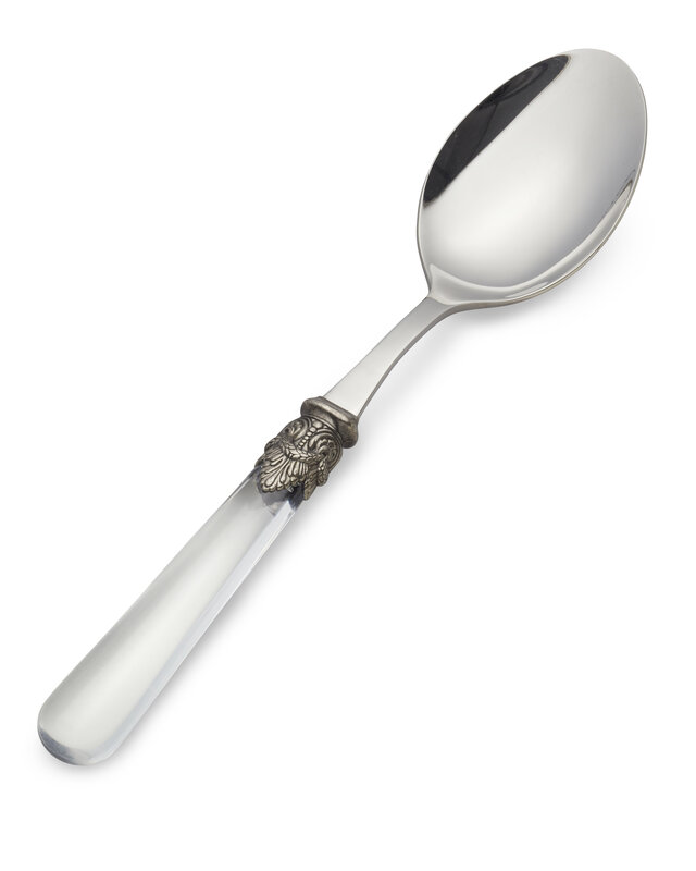 Serving spoon, transparent, EME Napoleon