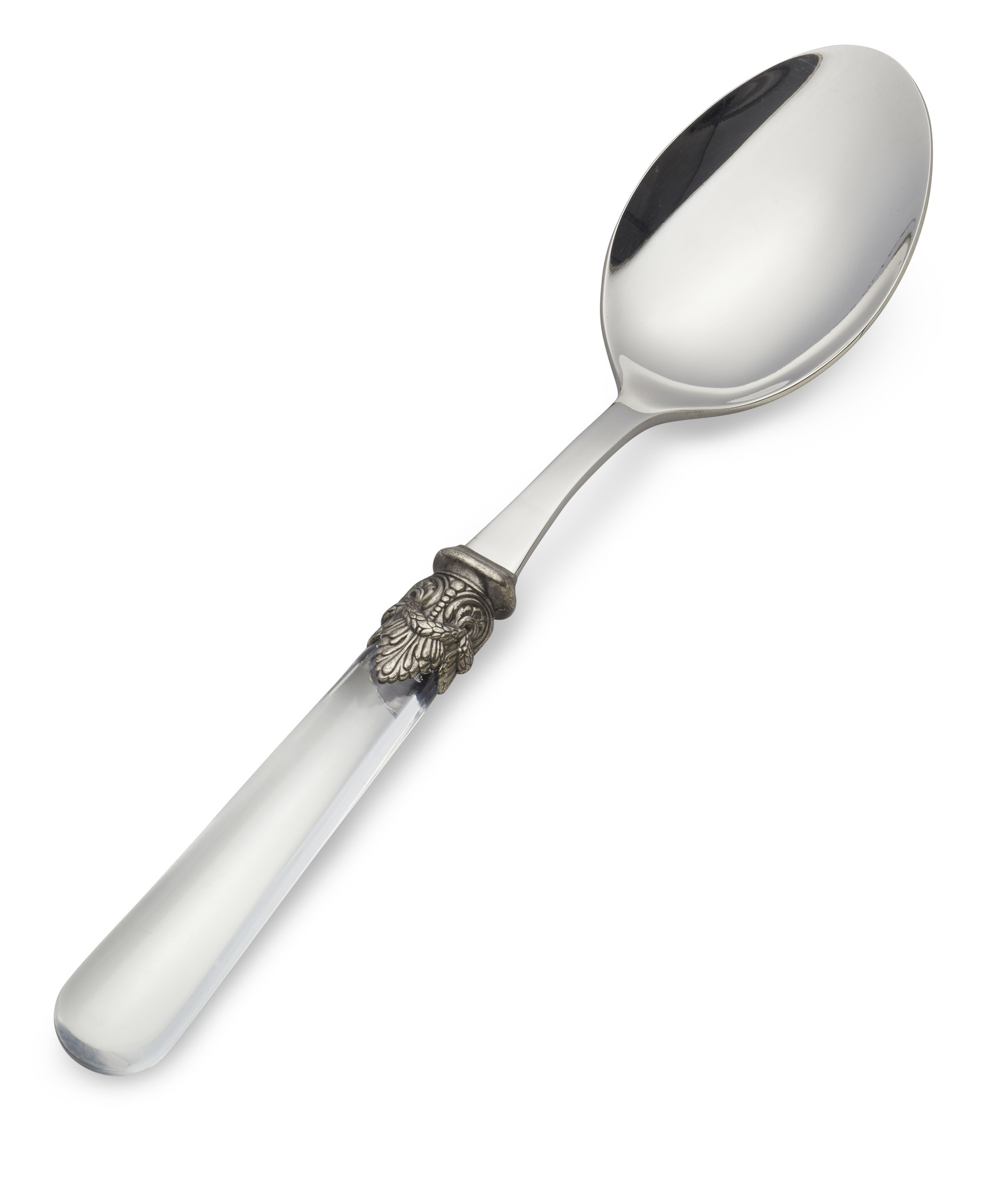 Serving spoon, transparent, EME Napoleon