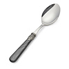 Serving Spoon, Black with Mother of Pearl