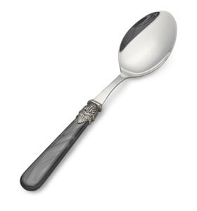 Serving spoon, black (mother-of-pearl)