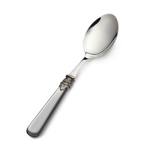 Serving spoon, grey (mother-of-pearl)