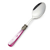 Serving Spoon, Fuchsia with Mother of Pearl