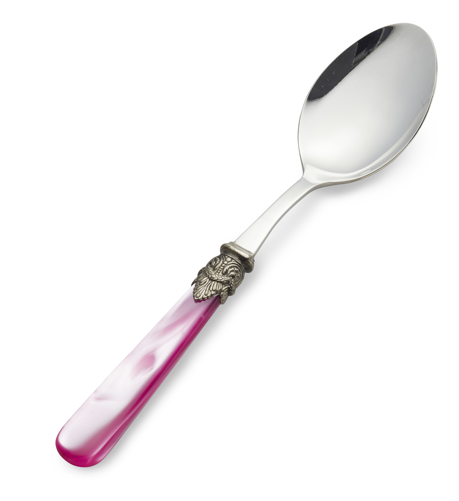Serving spoon, Fuchsia (mother-of-pearl)