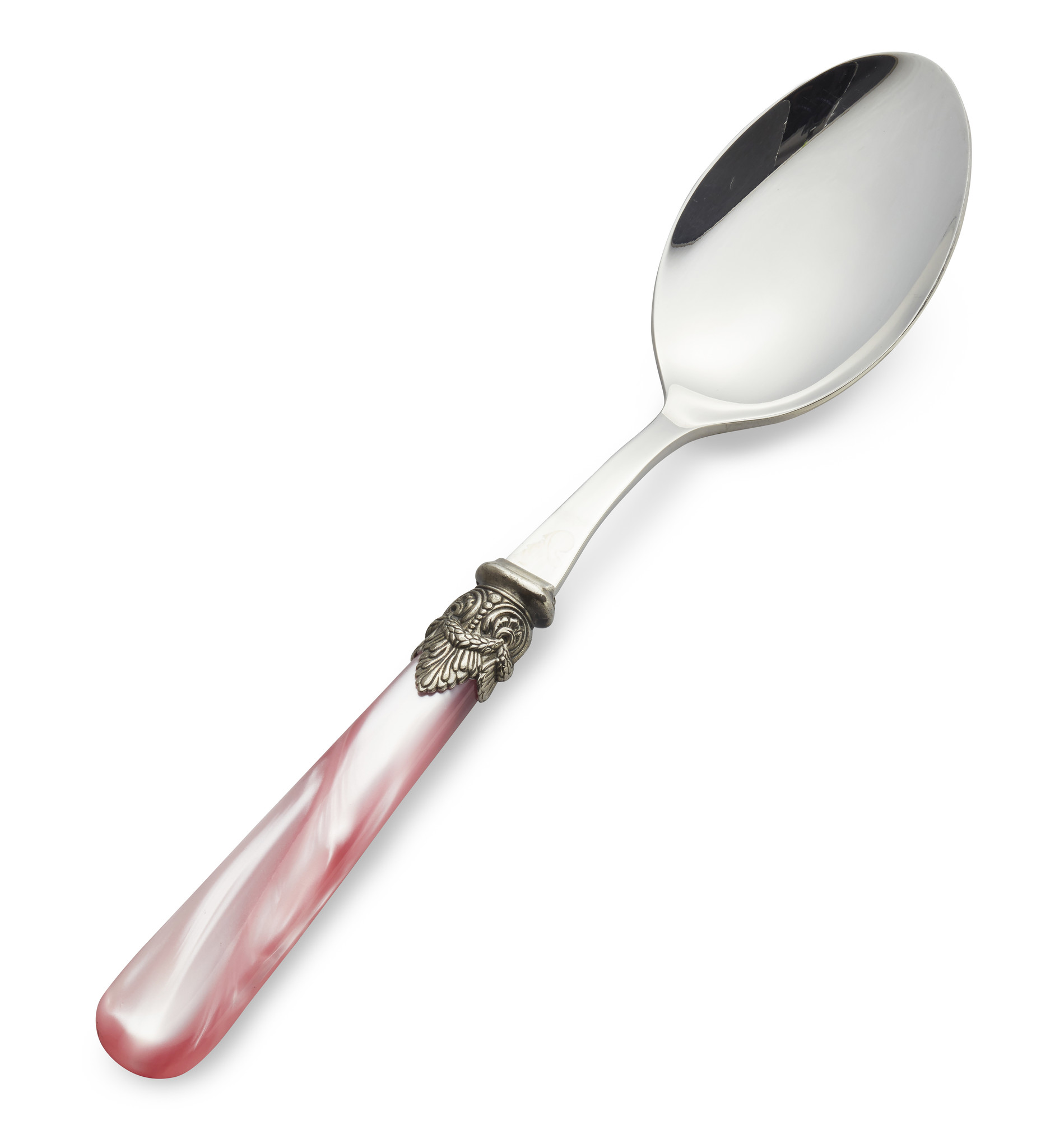 Serving spoon, Pink (mother-of-pearl sheen)