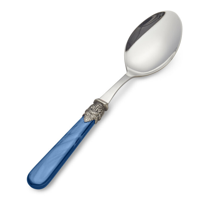 Serving spoon, Blue (mother-of-pearl)