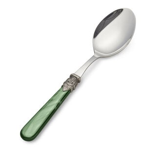 Serving spoon, Green (mother-of-pearl)