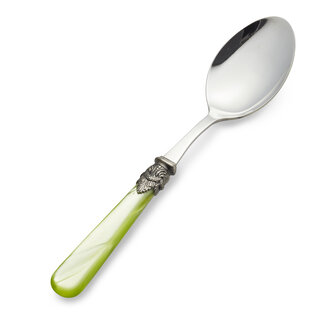 Serving spoon, Light Green (mother-of-pearl)