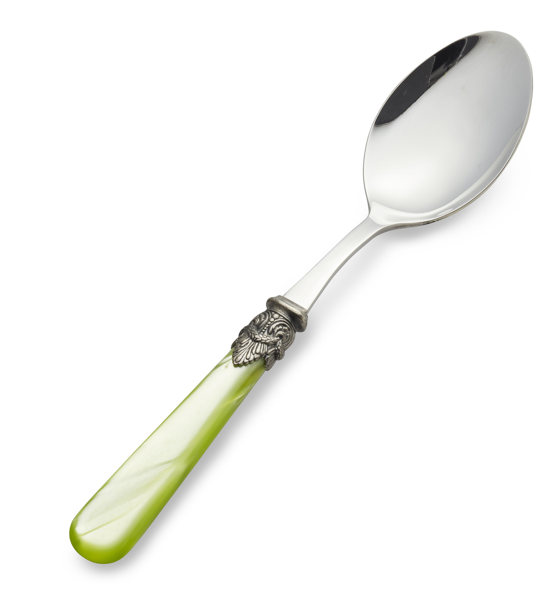 Cuchara para servir, Verde Claro (nácar)