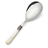 Rice Spoon, Ivory with Mother of Pearl