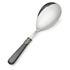 Rice Spoon, Black with Mother of Pearl