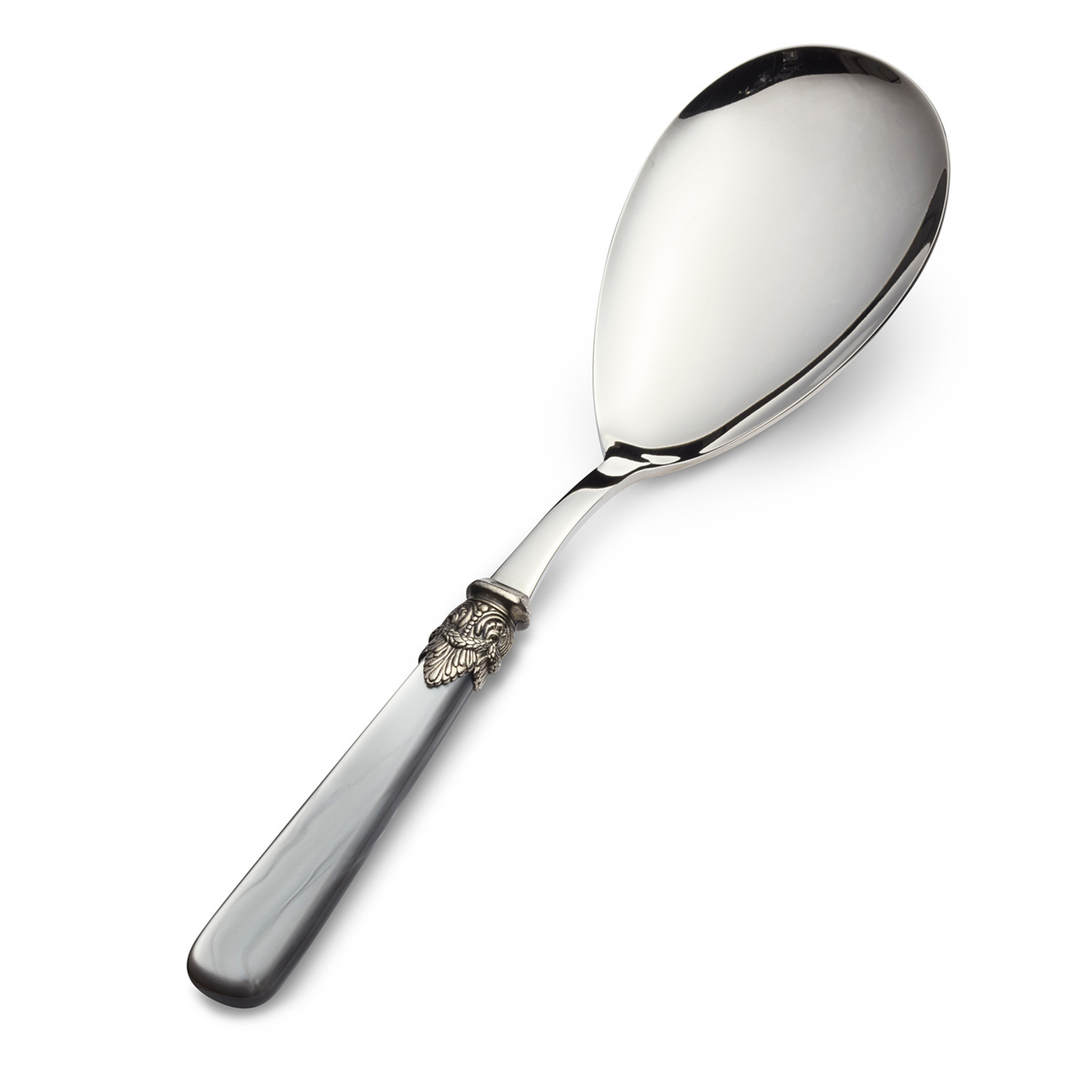 Rice serving spoon, Gray (mother-of-pearl)