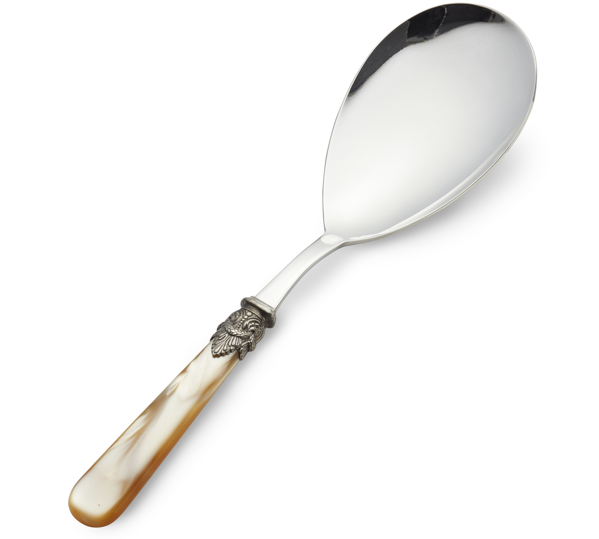 Rice serving spoon, Honey Gold (mother-of-pearl)