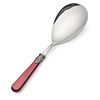 Rice Spoon, Red with Mother of Pearl