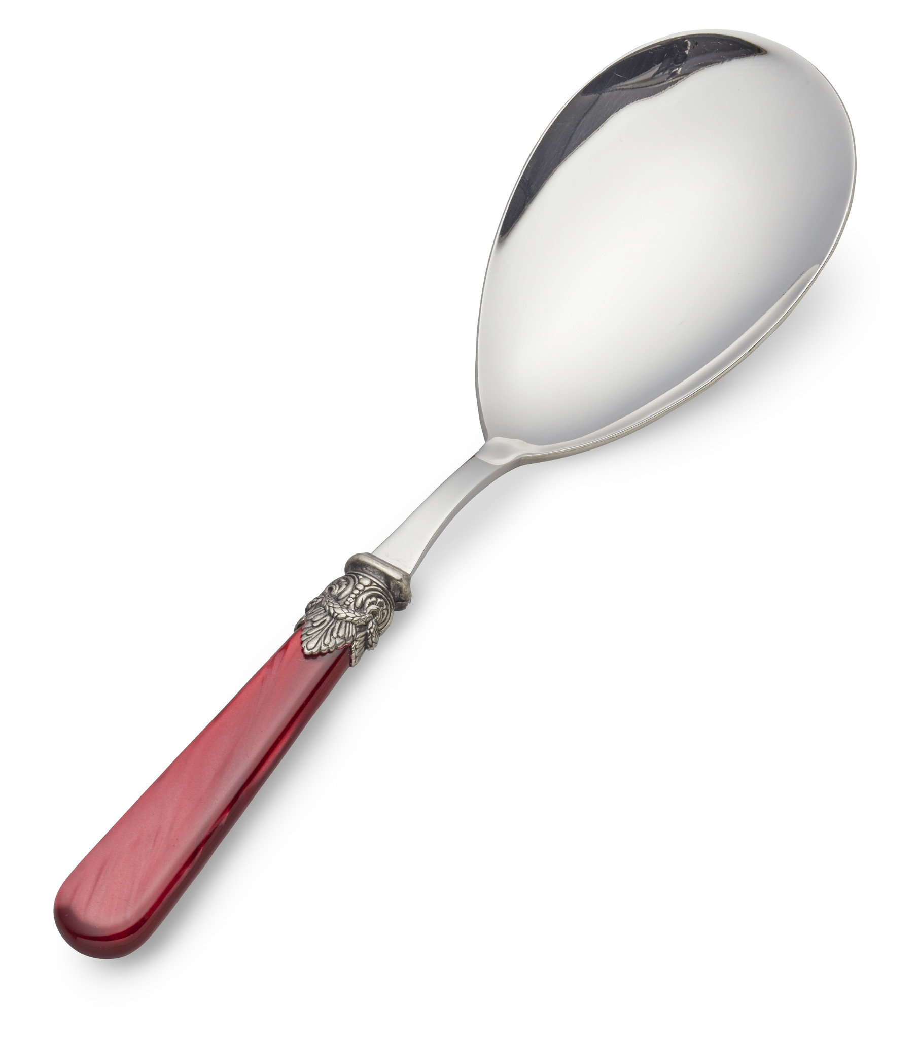 Rice serving spoon, Red (mother-of-pearl sheen)