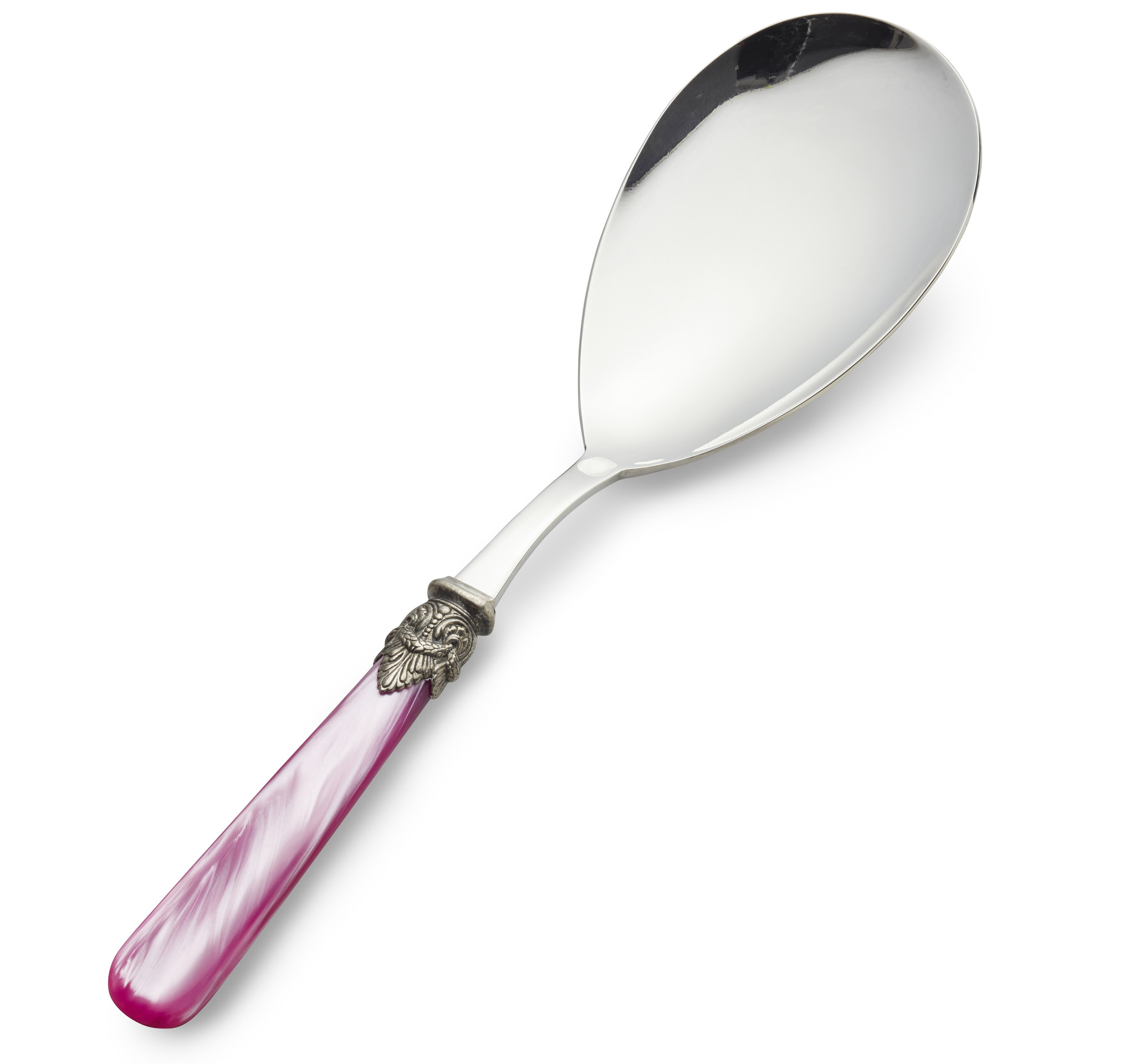 Rice serving spoon, Fuchsia (mother-of-pearl)