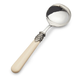 Sauce Ladle / Gravy Ladle, Ivory without Mother of Pearl