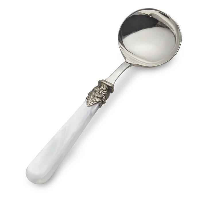 Gravy ladle, White (mother-of-pearl)