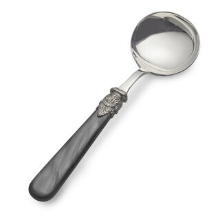Gravy ladle, Black (mother-of-pearl)
