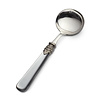 Sauce Ladle / Gravy Ladle, Gray with Mother of Pearl