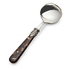 Gravy ladle, Brown (turtle motif)