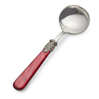 Gravy ladle, Red (mother-of-pearl)
