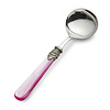 Sauce Ladle / Gravy Ladle, Fuchsia with Mother of Pearl