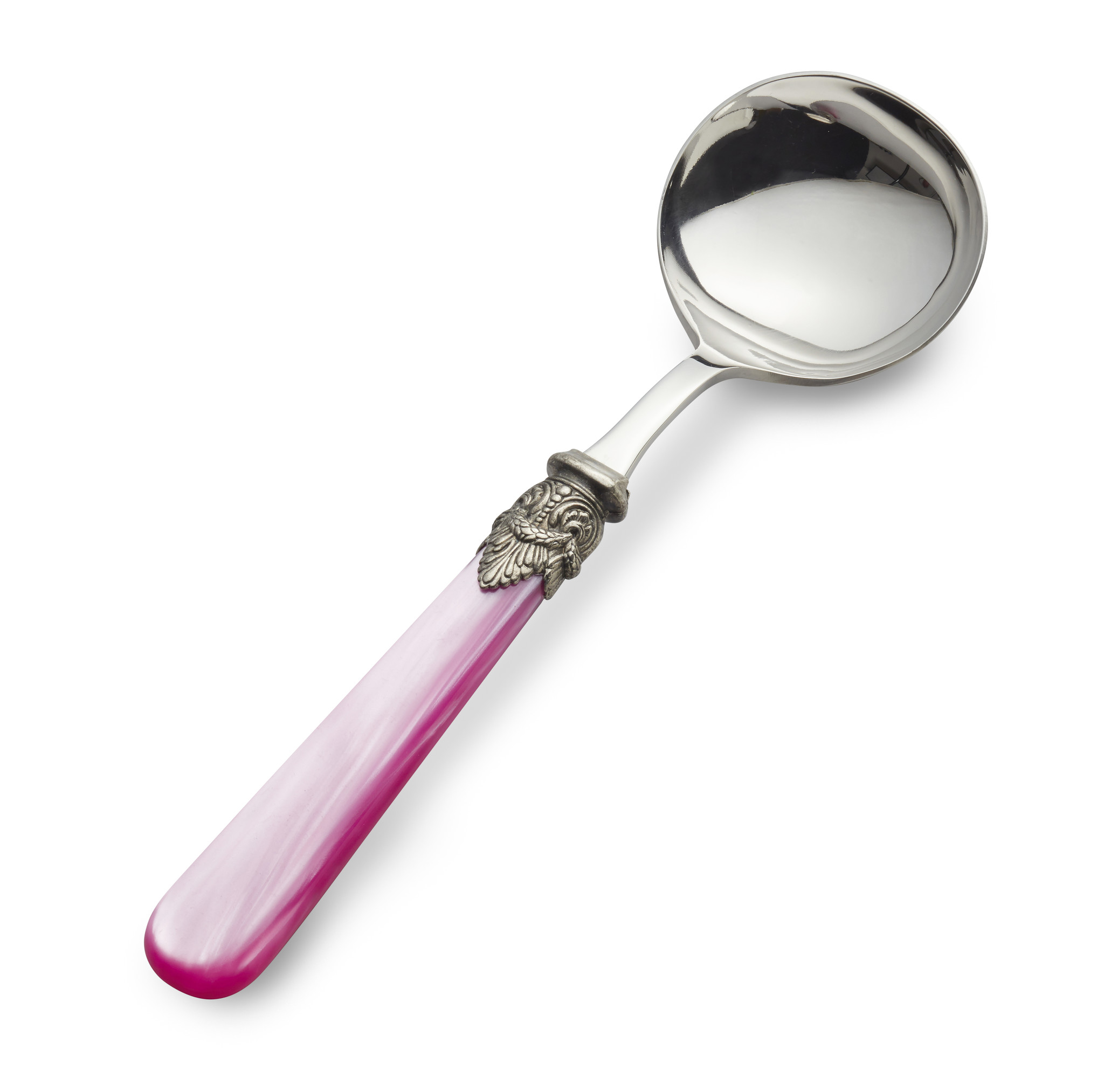 Gravy ladle, Fuchsia (mother-of-pearl)