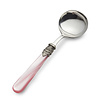 Sauce Ladle / Gravy Ladle, Pink with Mother of Pearl