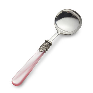 Gravy ladle, Pink (mother-of-pearl)
