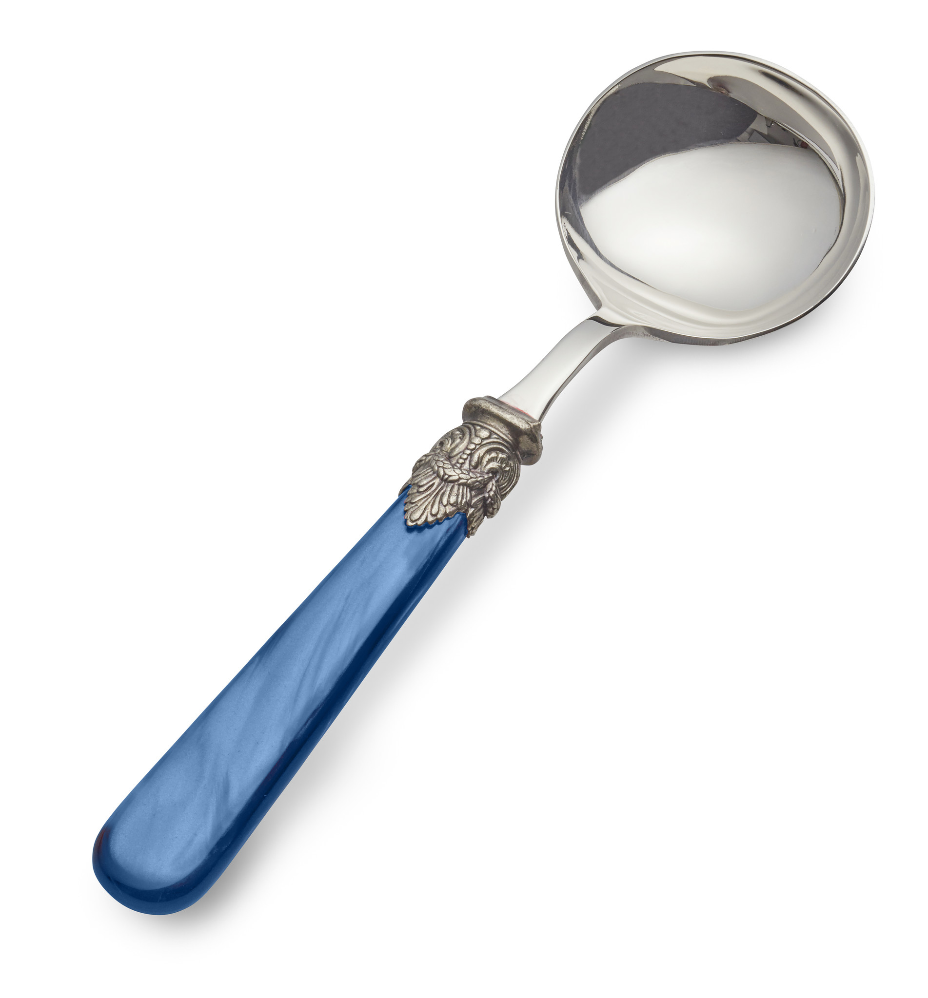 Saucenlöffel, Blau (perlmuttglanz)