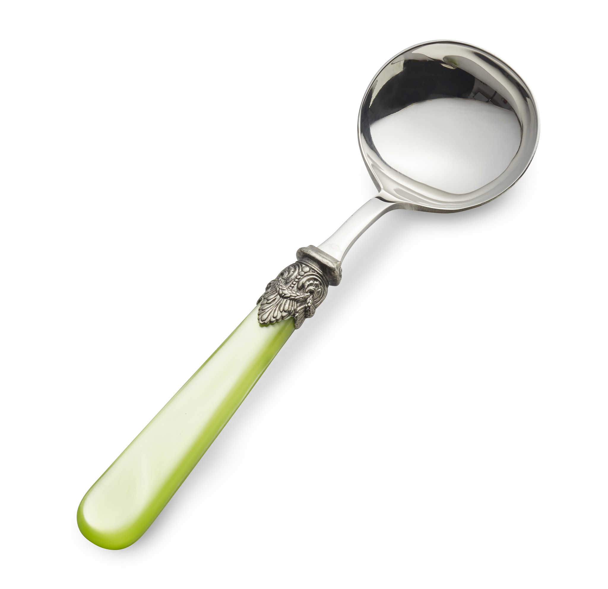 Gravy ladle, Light Green (mother-of-pearl)
