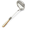 Soup Ladle, Honey with Mother of Pearl