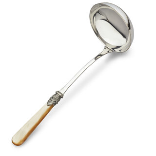 Soup ladle, Honey Gold (mother-of-pearl)