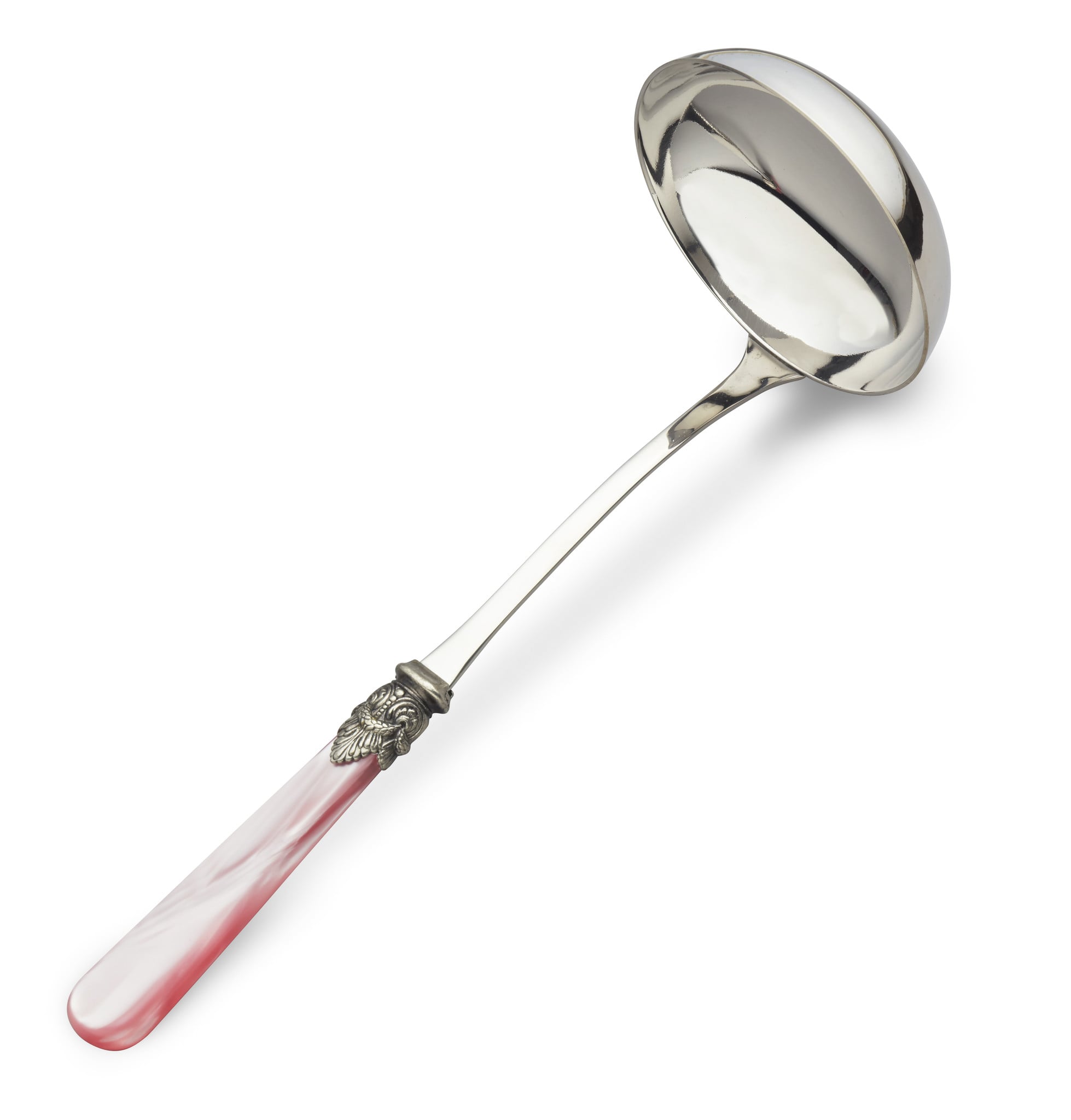 Soup ladle, Pink (mother-of-pearl)