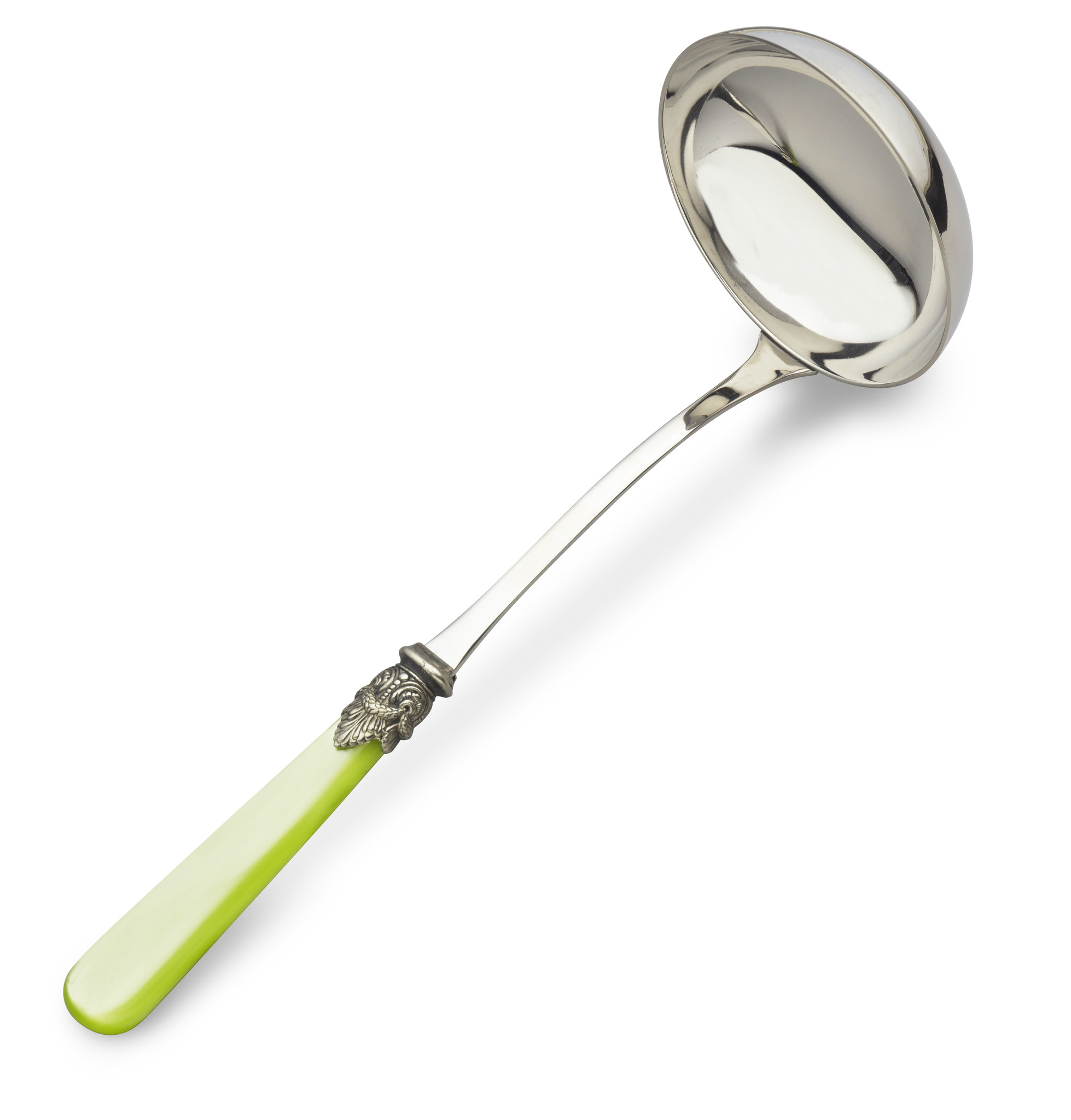 Soup ladle, Light Green (mother-of-pearl sheen)