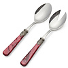 Salad servers, Red (mother-of-pearl sheen)